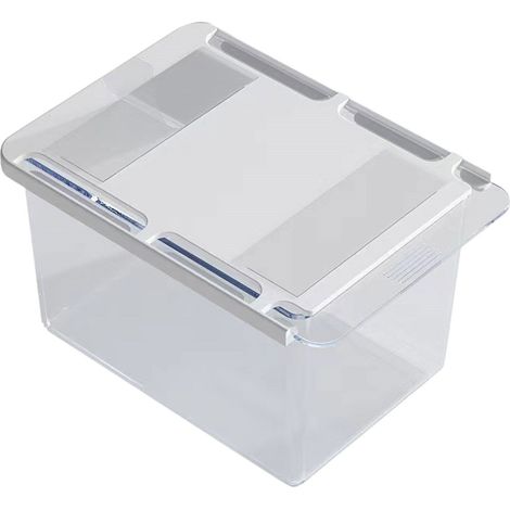 Organisateur De Tiroir Sous Table - Support Coulissant Auto-Adhésif Pour Stylos Crayons Maquillage - Plastique - 11 x 10 x 7 cm - 1 Pièce (1/5)