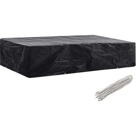 Gartenliege-Abdeckung 8 Ösen 218x77x55 cm (1/5)
