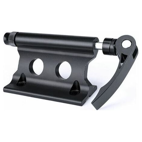 AGE Fourche en aluminium et porte - vélo Quick release pour remorque ou porte - camion fourche avant vélo Quick remove porte - bagages à clip fixe, noir (1/5)
