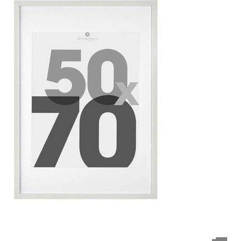 Cadre photo bois "Eva" blanc 50x70cm - Atmosphera Créateur d'intérieur (1/5)