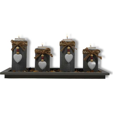 Tischdekoration Kerzenständer Tischmittelstück Teelichthalter Wohnzimmer