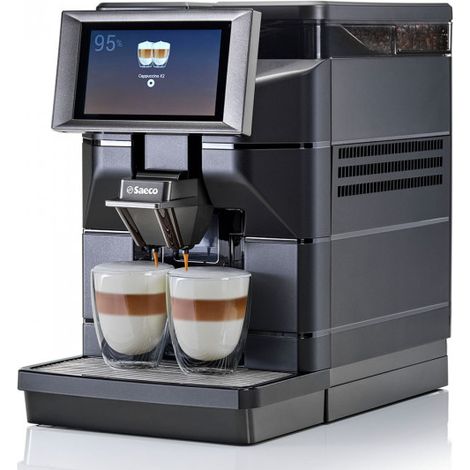 Cafetière à dosettes Saeco Magic M1 – 15 bars – Broyeur intégré réglable – Réservoir à lait 2.5L – Écran tactile HD