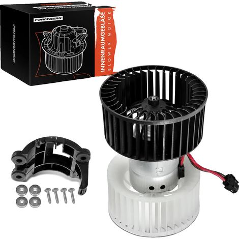 Moteur de souffleur intérieur, diamètre 140 mm, tension 12 V, puissance 366 W, connecteur 2 contacts, rotation horaire (1/5)
