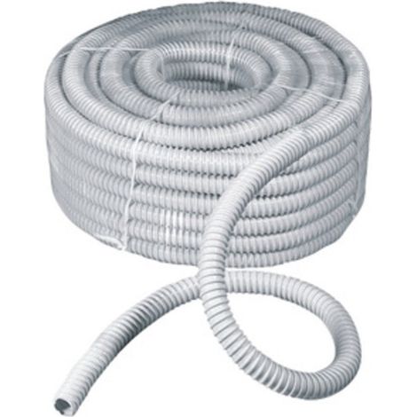 GUAINA SPIRALATA FLESSIBILE D 32 MM GRIGIO- ELETTROCANALI- 30,0 metri