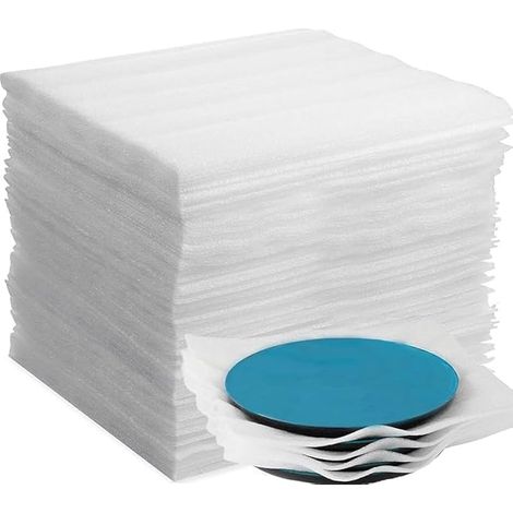 Papier Bulle Déménagement 100 PCS, Carton Demenagement Vaisselle, Carton Verre Demenagement 30 x 30 cm, Sacs d'emballage en Coton Perlé Pour Protéger Les Verres, Assiettes, Bouteilles de Vin (1/4)