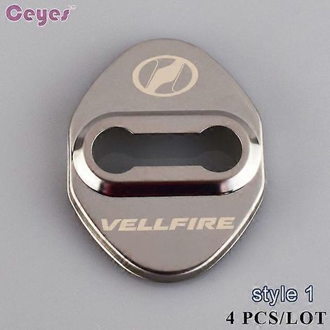Ceyes Car Styling - Protection décorative pour serrures de portières de voiture, compatible avec Toyota Vellfire et Corolla 2008 - Accessoires auto - Protection pour serrures de portières