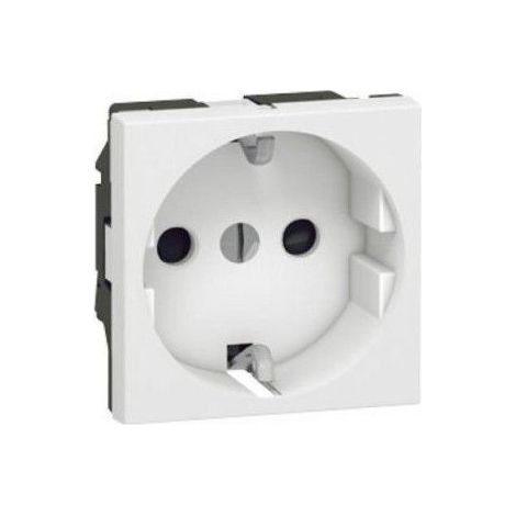 Base de enchufe 2P+TT blanco Legrand Mosaic 77213