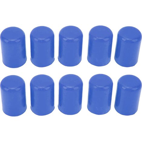 Bouchons d'aspiration auto 16mm intérieur, kit de 10 pièces pour durites de vide, bleu (1/5)