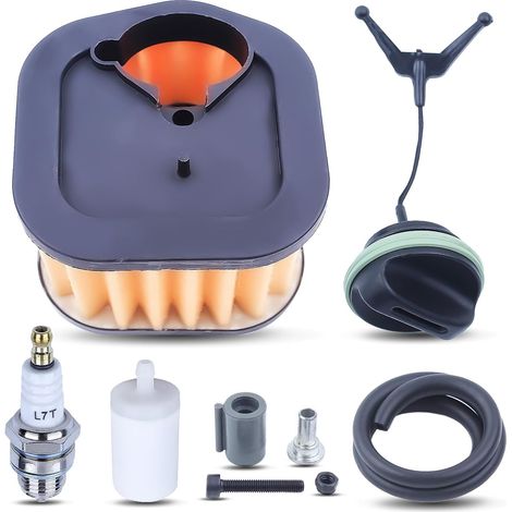 Kit de réglage du filtre à air Adefol pour Husqvarna 385XP 390XP 385 390 537009301 avec bouchon de carburant, conduite de carburant, pièces de rechange pour 537009301 (1/5)