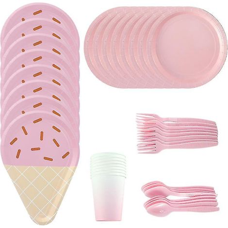 Assiettes en papier et en plastique pour les fêtes