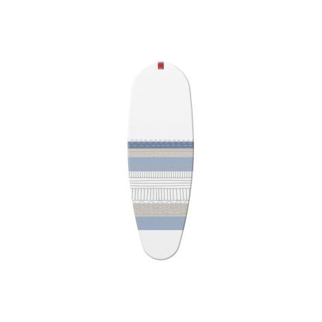 Rayen 6157.06 ASSE Universale (Fodera da Stiro Imbottita e Facile da posizionare)  Sistema EasyClip  4 Strati: Schiuma, Pile, Tessuto 100% Cotone Guaina Rivestita in Titanio, Indie, 130x47 cm