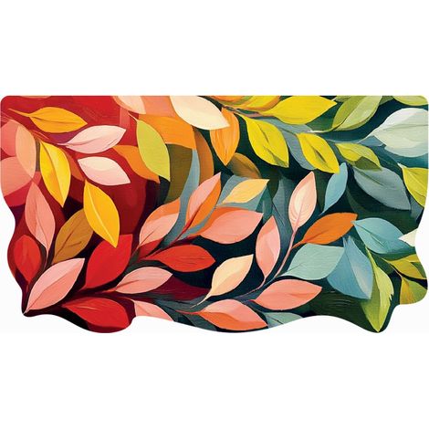 Tappeto Casa Cucina Pvc Stampa Digitale HD Colori Accesi Moderno Lavabile Antimacchia - 50x90 cm