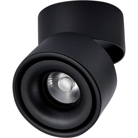 10w Plafonnier Spot Led Réglable Encastrable Sur Rail Cob Lumière Froide Tête Orientable Installation Plafond Mur (1/5)