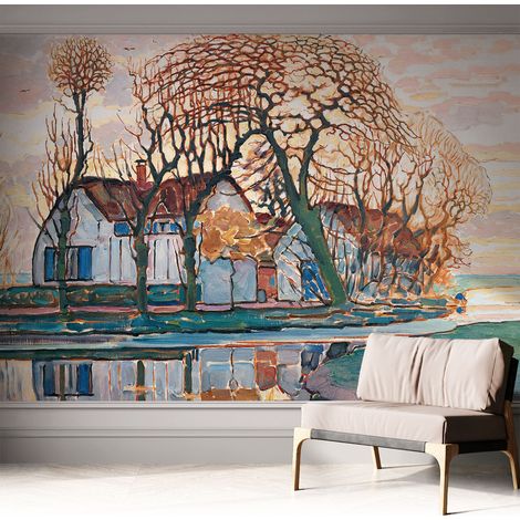 Fotomurale adesivo - murale da parete - Carta da parati autoadesiva - design parete moderno - Paesaggio idilliaco 312x219 cm (1/5)