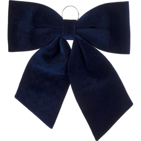 Große marineblaue Maxi-Schleife 53x50x6cm (1/5)