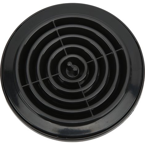 Grille d'aération ronde universelle pour soffite, compatible avec les systèmes de climatisation de voiture, bus, camping-car, yacht, bateau et salle de bain. (1/5)