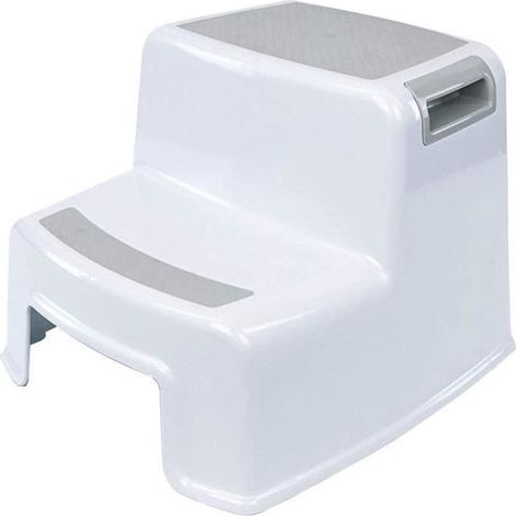 Tabouret en deux étapes pour enfants, tabouret bébé 2 marches, tabouret enfant en bas âge, siège de toilette antidérapant (1/4)