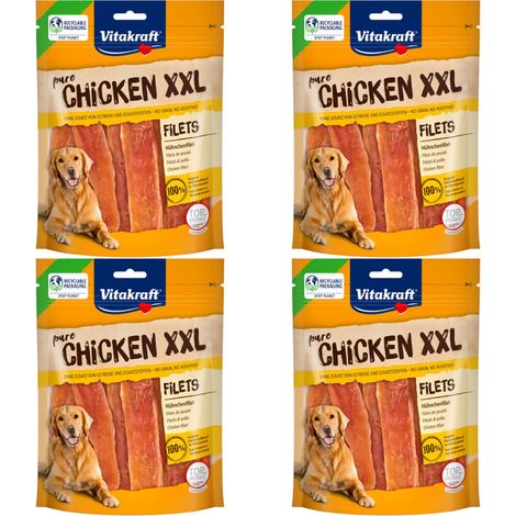 Filets de poulet VITAKRAFT XXL Délice 4 x 250 g (1/3)