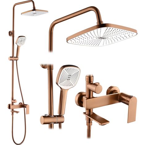 JUEGO DE DUCHA REA STORM BRUSH COPPER (1/5)