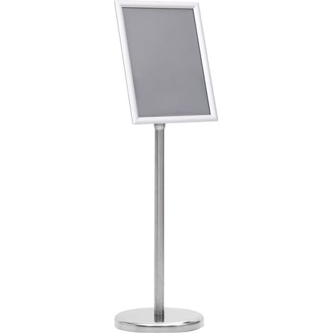 A4-Plakatständer Silbern Aluminiumlegierung
