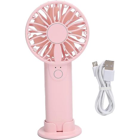 Ventilateur électrique portable (rose) (1/5)