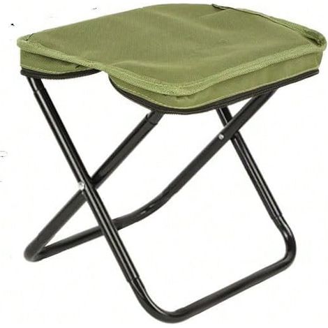 Klappbarer Campinghocker, leichter und faltbarer Campinghocker, faltbarer Rucksack-Reisehocker zum Angeln, kompakter Klappsitz, faltbarer tragbarer Stuhl