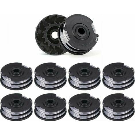 Lot de 10 bobines de fil de rechange pour coupe-bordure LIDL Parkside PRTA 20-Li A1, B2, C3, PRT 550 A1, A3, PRT 300 A1 (1/4)
