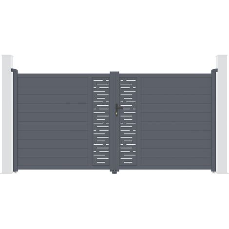 Puerta Batiente de aluminio 3,5m ARLBERG 350 x 180 cm (1/5)