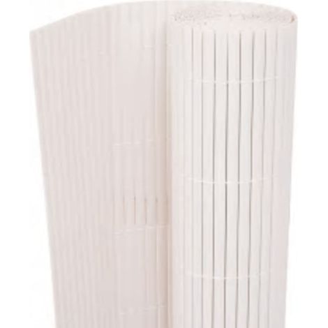 Maison Exclusive - Gartenzaun Doppelseitig 110x400 cm Weiß