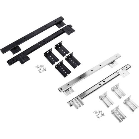 DOITOOL Lot de 2 glissières à billes en acier laminé froid pour sous (1/5)