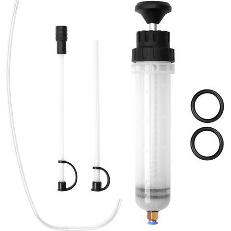 Seringue D'extraction D'huile 500 Ml, Pistolet et Pompe D'extraction D'huile, Pompe Manuelle, Pompe De Remplissage, Avec Tuyau, Segments De Rechange Pour Moteur, Liquide De Frein, Liquide De Refroidis (1/5)