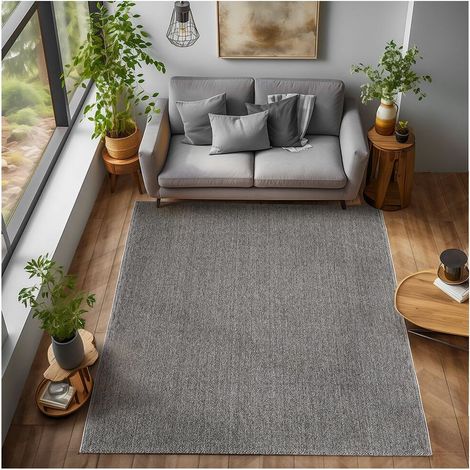 Tapis Universel Loom - 240 cm x 340 cm - Gris - Résistant ŕ l'eau - Facile ŕ nettoyer (1/5)