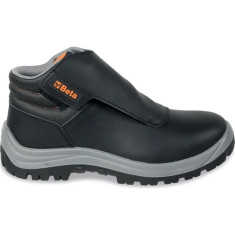 CALZADO DE SEGURIDAD B脕SICO DE CUERO, IMPERMEABLE CON CUBIERTA, TALLA 44 - BE 7245NB/44