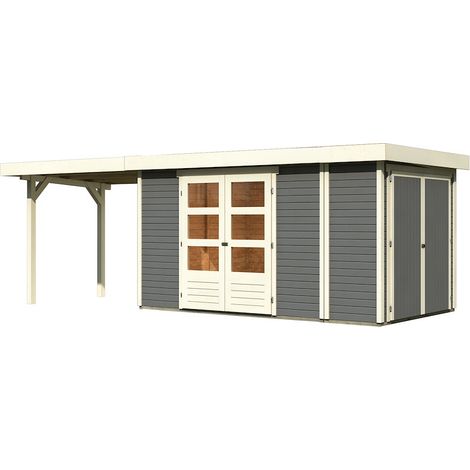 GH Retola 5 tgrau 302x217x211 mit Anbauschr. u.Anbaud. 240cm