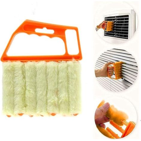 Limpiador de persianas venecianas en seco y húmedo con mango ergonómico (1/5)