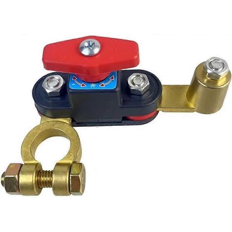 Interrupteur de déconnexion rotatif double face pour batterie de voiture, disjoncteur manuel ou automatique, protection contre les fuites de courant en cas de coupure de courant (1/5)