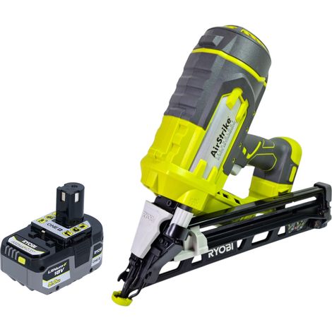 Chiodatrice a batteria RYOBI R15GN18-0 18 V 24 - 64 mm + 1x batteria 5,0 Ah - senza caricabatterie