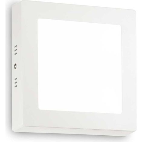 Ideal Lux UNIVERSAL Semi-encastré carré LED intégré 17 cm blanc 1250 Lm 4000 K