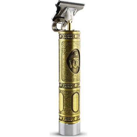 Tondeuse De Finition - Lame En T Acier Au Carbone - Sans Fil Batterie Lithium - Pour Contours Coiffure Et Rasage Barbe Moustache - 1 Pièce (1/5)