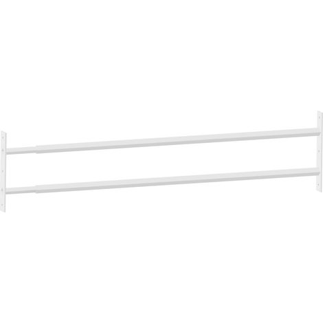 2 barreaux de sécurité télescopiques 99 à 188 cm blanc