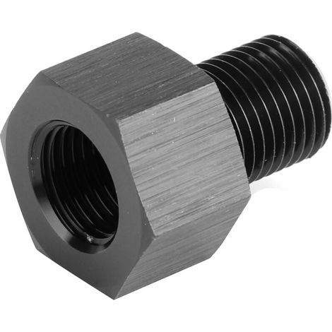 Adaptador reductor de presión de aceite Jeffergarden de 1/8 pulg. NPT hembra a M10x1.0 macho negro (1/5)