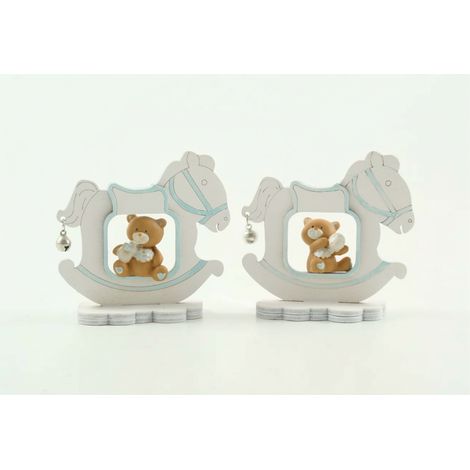 Etm Orso Cavalluccio Cielo Resina 9 cm – Conf. 12 pz (1/2)