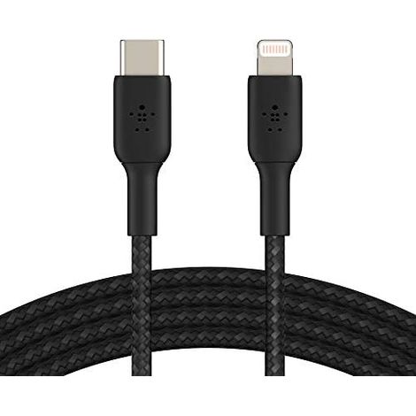 Cable USB-C a Lightning Belkin CAA004BT1MBK 1 m Negro (1/5)