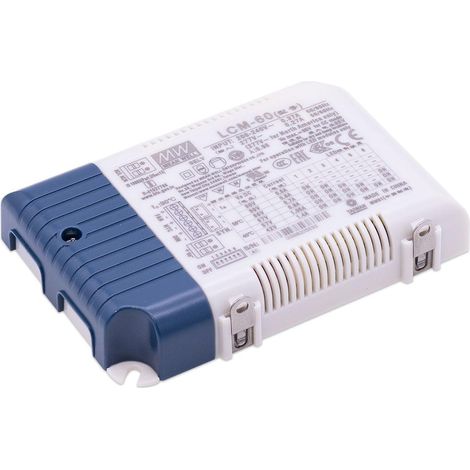 Mean Well LCM-60 LED Treiber dimmbar 0-10V / PWM 60W 2-90V 500mA-1400mA CC (1/4)