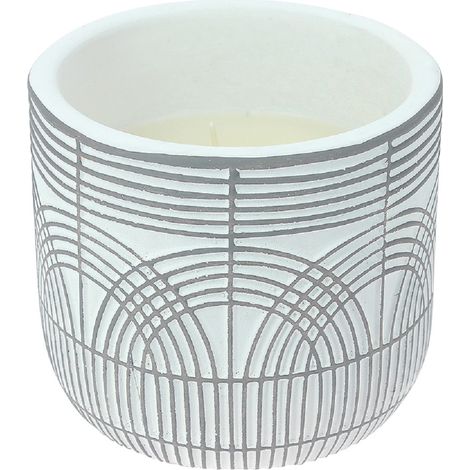 6 Bougie Anti-mouches Et Anti-moustiques Pot Terre Cuite Blanc 180g - Devineau