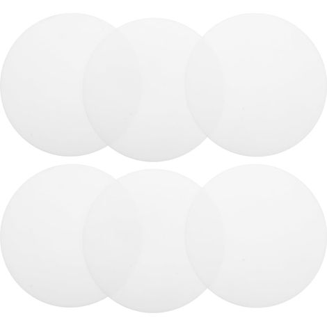 6 Plaques Diffusion LED Rondes PC Blanc Anti-éblouissement Haute Transmission pour Spots Encastrés Intérieur 13,3cm et 14,7cm (1/5)