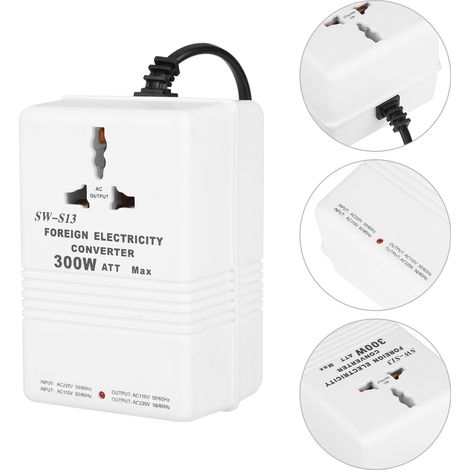 Convertisseur de tension élévateur/abaisseur 300W SW S13 transformateur 220V à 110V et 110V à 220V (1/5)