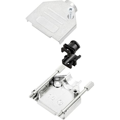 encitech DTZK50-K 6560-0105-05 D-SUB Gehäuse Polzahl: 50 Vollmetall 180 ° Silber 1 St. (1/4)