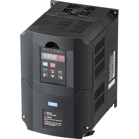 Variateur de fréquence 7,5 kW, 35 A, 220 V triphasé en sortie, 40-60 Hz entrée, 0-400 Hz sortie, pour moteur de broche CNC. (1/5)