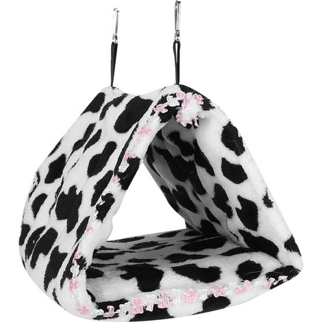 Hamac suspendu triangulaire pour perroquet, cochon d'Inde, hérisson ou hamster (1/5)
